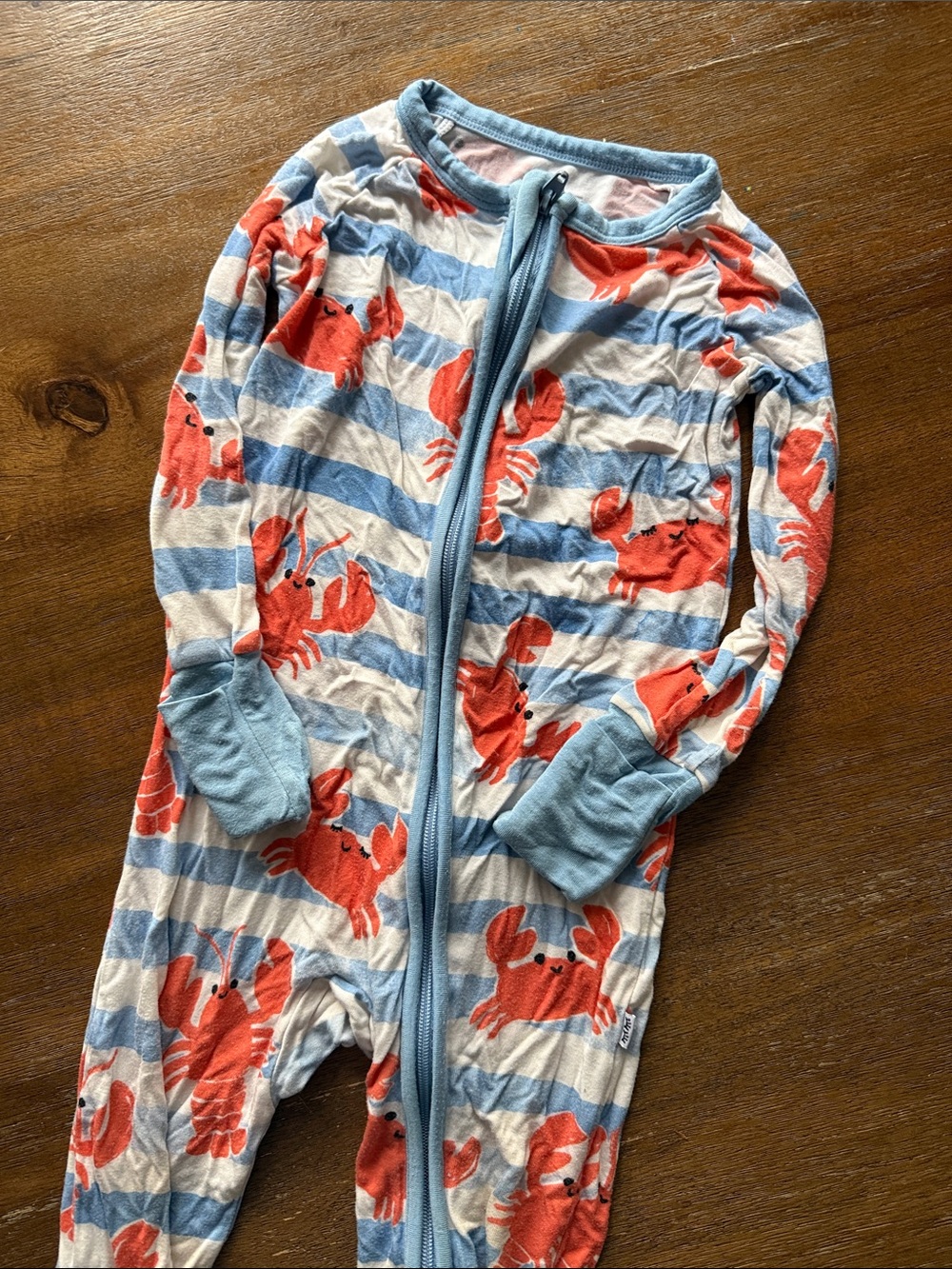 Little Sleepies 6-12 month lobster sleeper